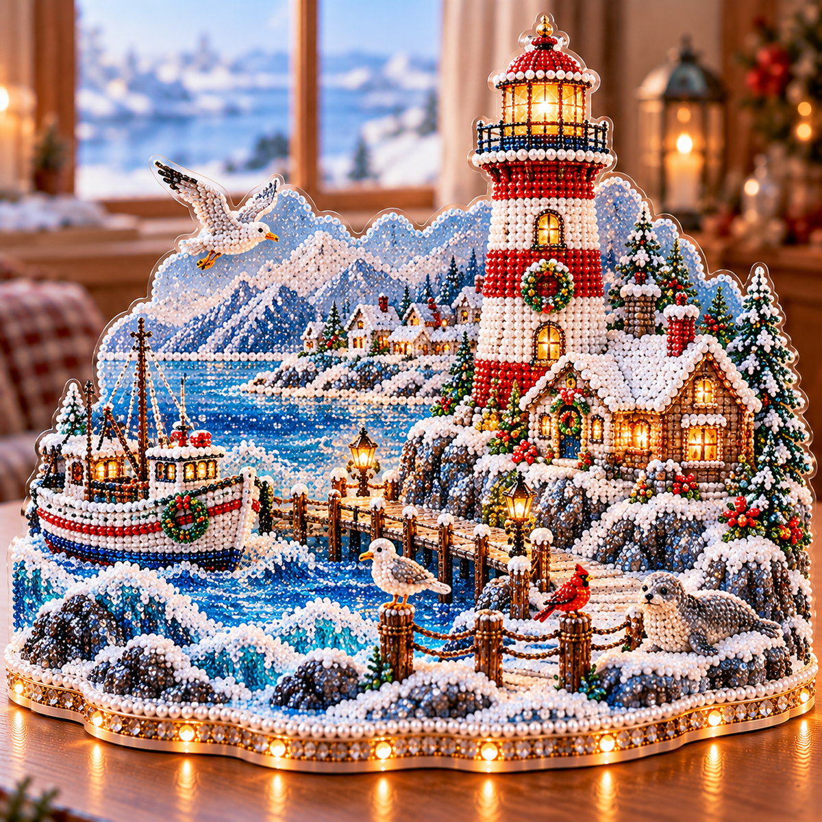 🔥 LAST DAY 49% OFF – ❄️ Winter Wonderland DIY Diamond Art Village Kit