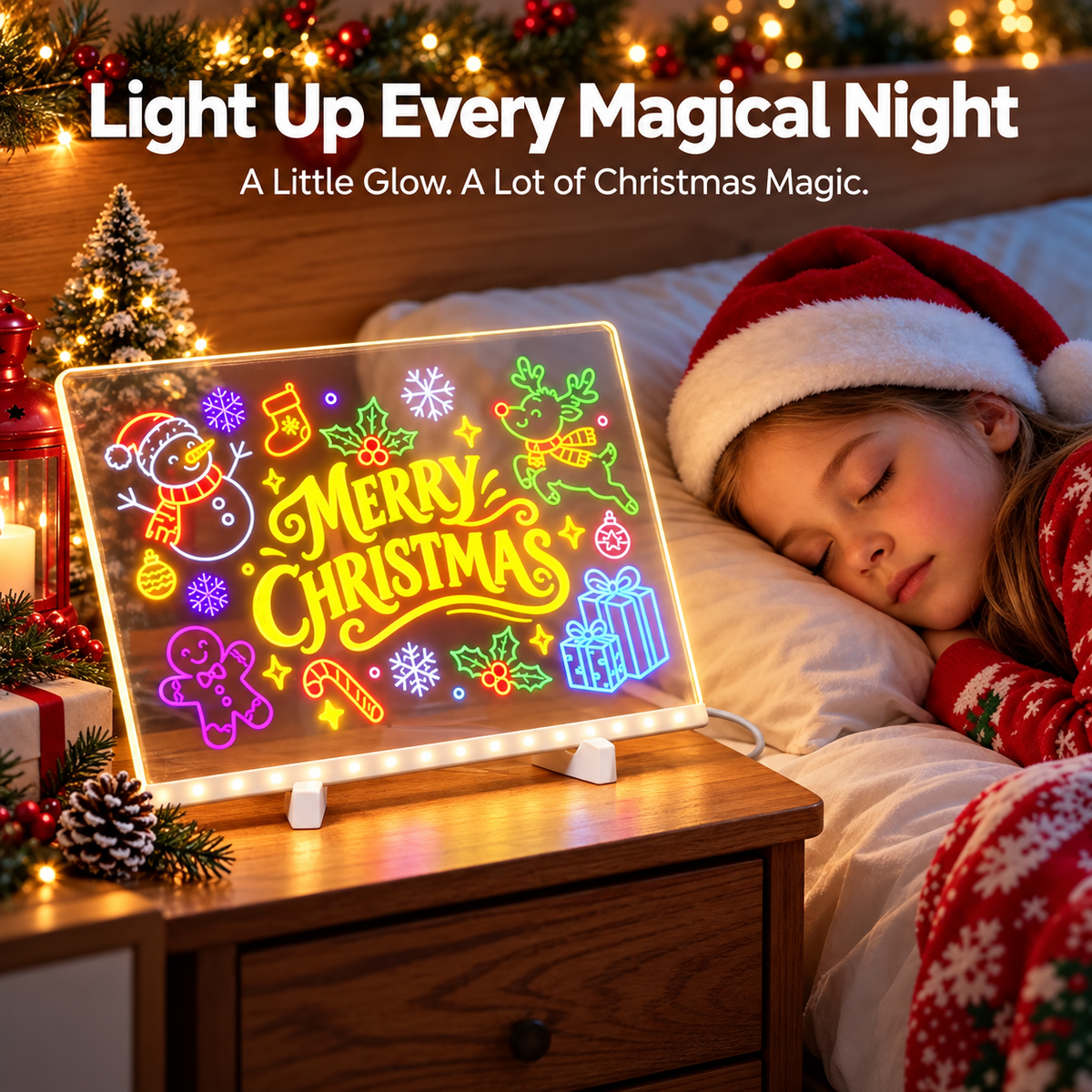 LAST DAY 70% OFF 🎅🎁Led Drawing Board For Kids