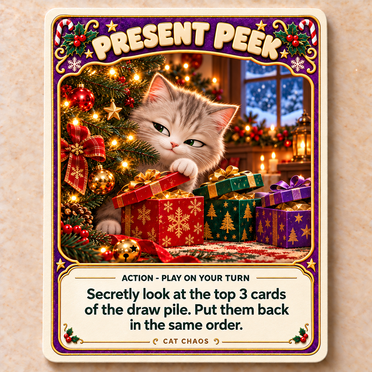 🎄💥 Christmas Exploding Kittens – Holiday Family Card Game