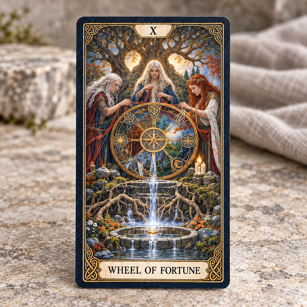 🌳 Norse Mythology Tarot — 78 Cards of Wisdom, Fate & Wonder ✨