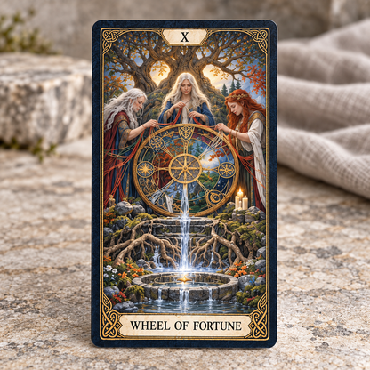 🌳 Norse Mythology Tarot — 78 Cards of Wisdom, Fate & Wonder ✨