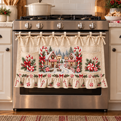 🎄 Christmas Tie-On Pocket Curtain Collection