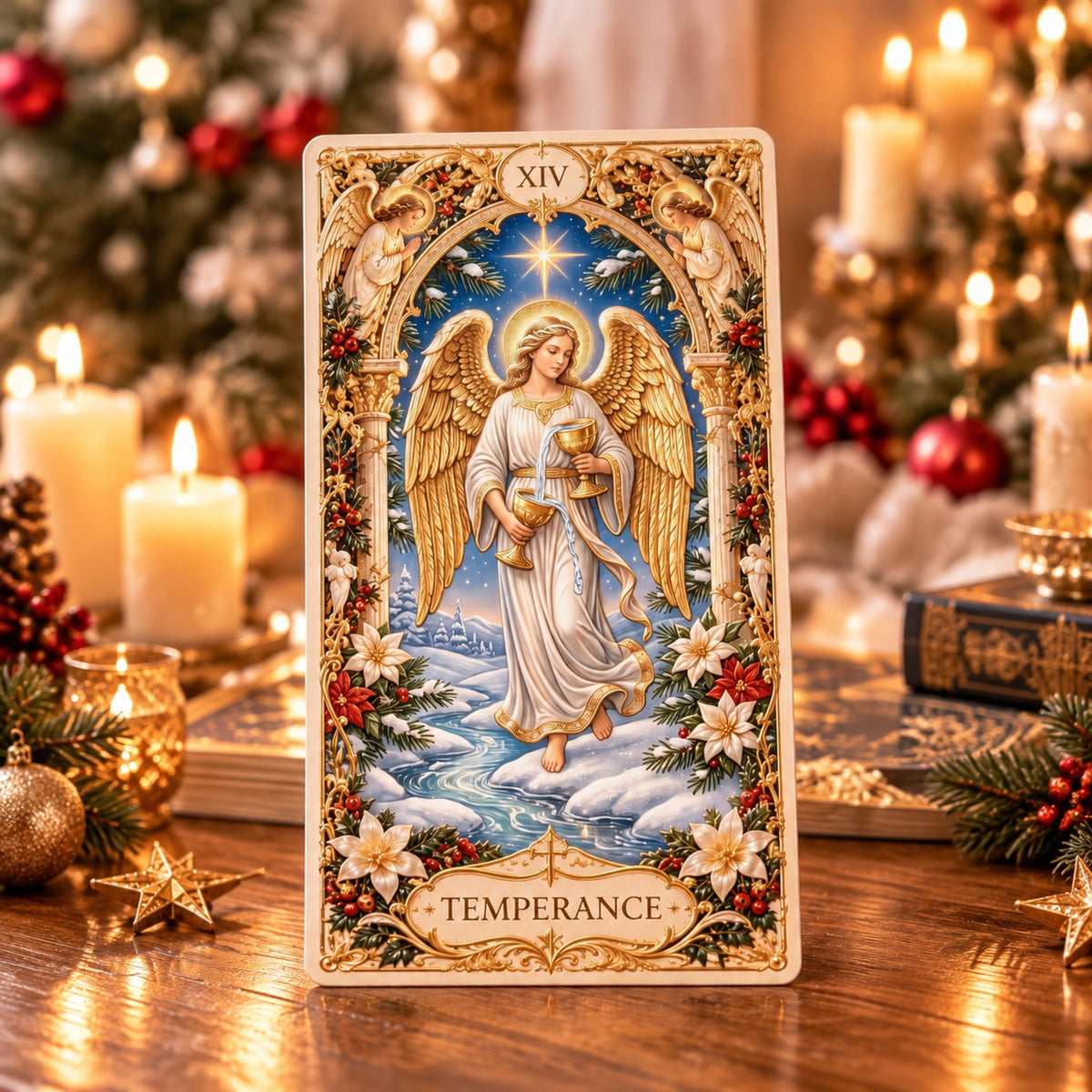 🔥Christmas Sale - ✨The Holy Night Tarot – Christmas Sacred Edition 🎄
