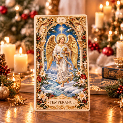 🔥Christmas Sale - ✨The Holy Night Tarot – Christmas Sacred Edition 🎄