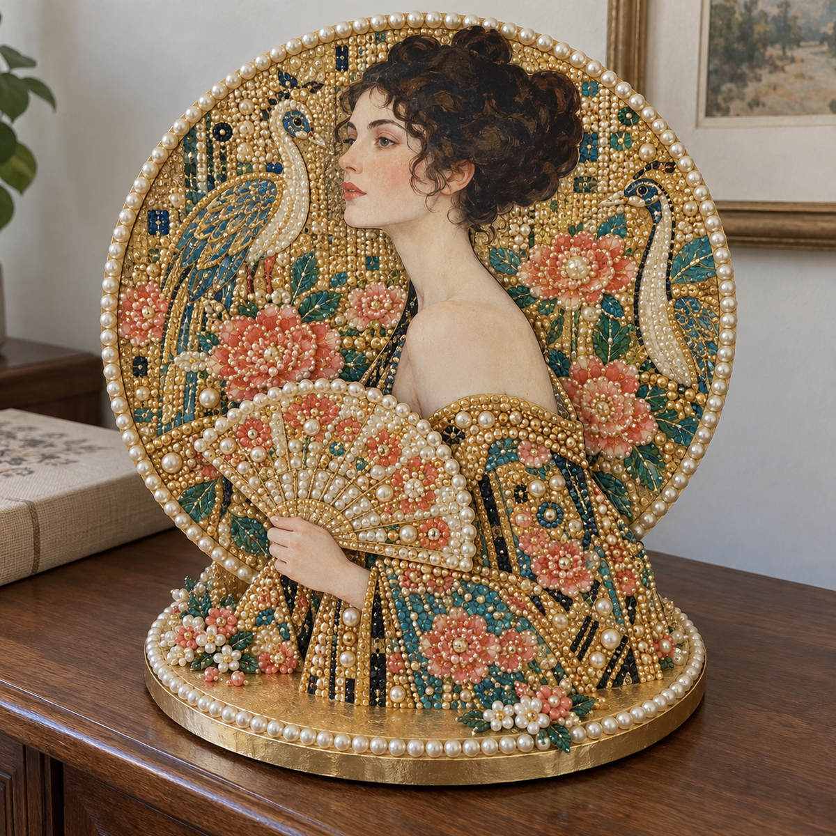 ✨DIY 3D Pearl Art Display Kit – Create Your Own Little Masterpiece 🎨