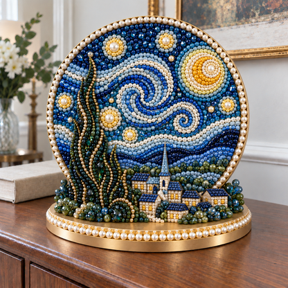 ✨DIY 3D Pearl Art Display Kit – Create Your Own Little Masterpiece 🎨