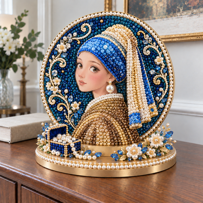 ✨DIY 3D Pearl Art Display Kit – Create Your Own Little Masterpiece 🎨