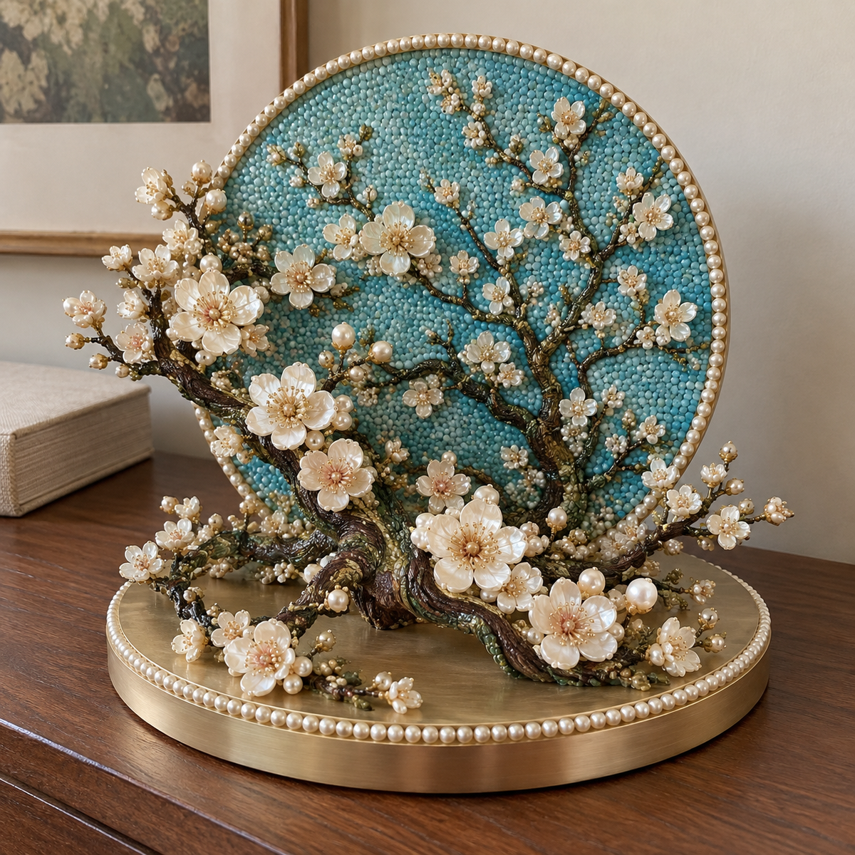 ✨DIY 3D Pearl Art Display Kit – Create Your Own Little Masterpiece 🎨