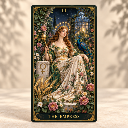 🌙 Moonlit Garden Tarot – 78 Cards of Botanical Beauty & Hidden Wisdom 🌿