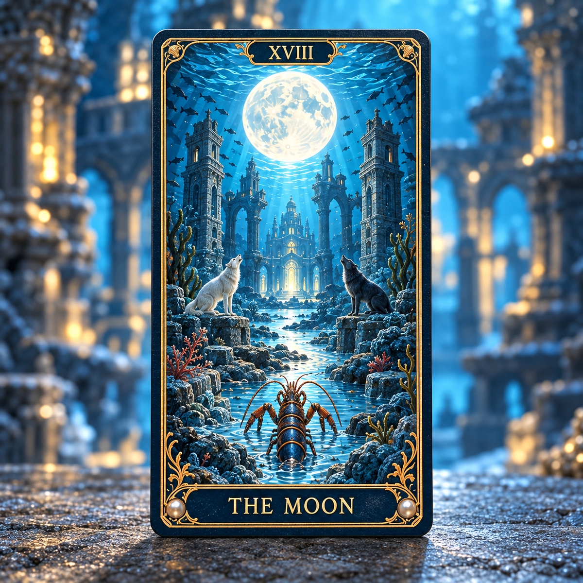 🌊 The Lost Tides Tarot – 78 Cards of Ocean Mystery & Inner Discovery ✨