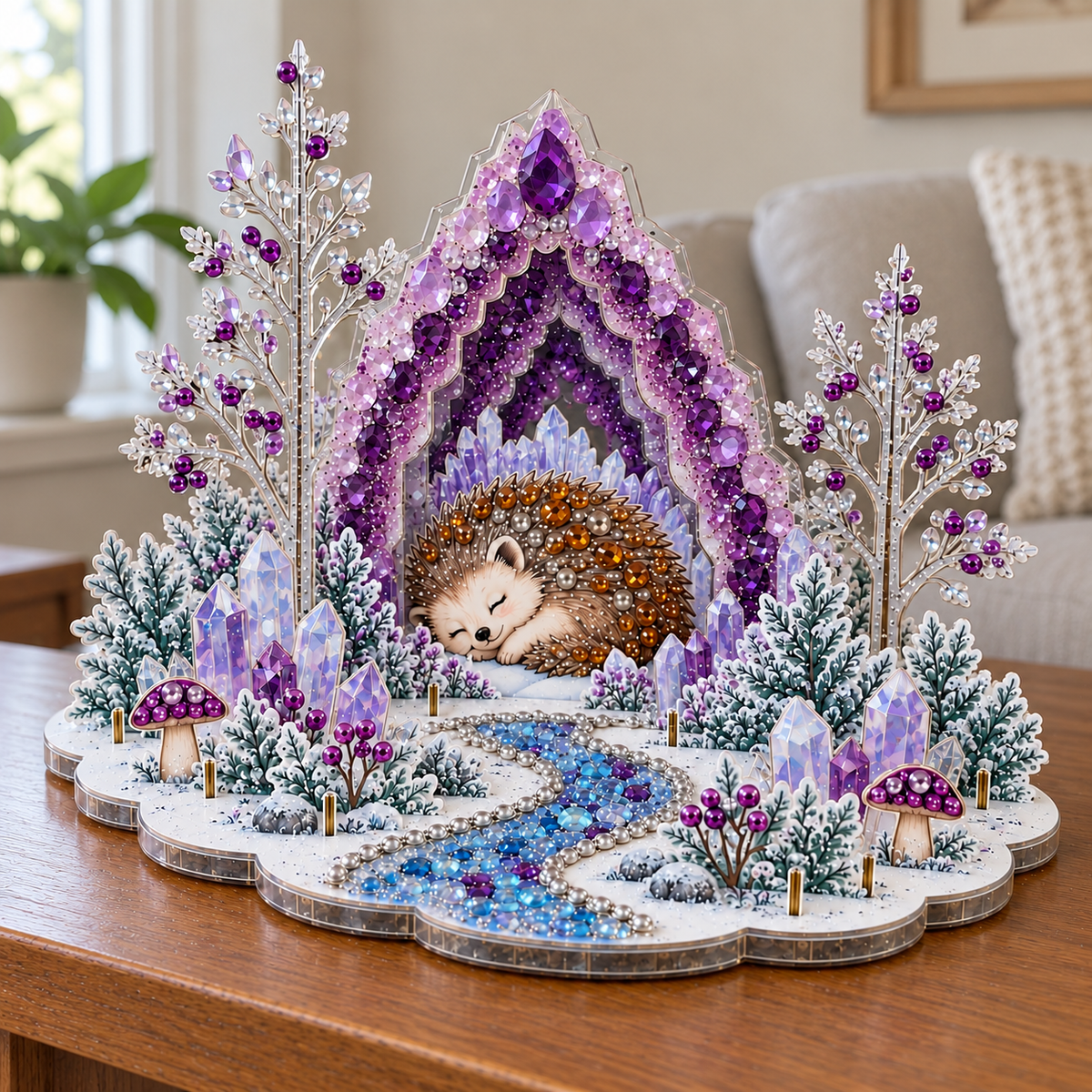 💎 DIY Crystal Woodland Animal Art Kit – Create Your Own Sparkling 3D Display ✨