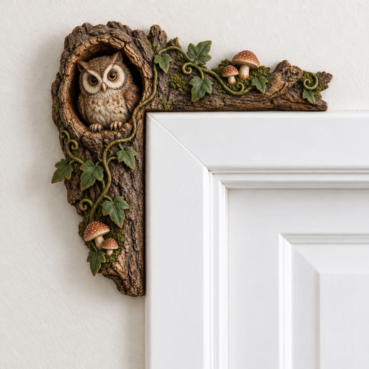 🎄✨ Cozy Christmas Woodland Door Frame Decor