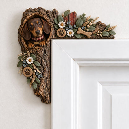 🎄✨ Cozy Christmas Woodland Door Frame Decor