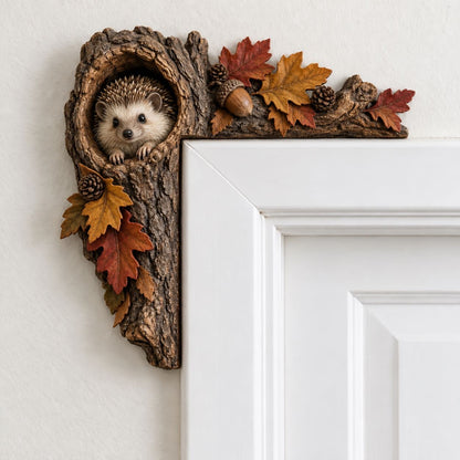 🎄✨ Cozy Christmas Woodland Door Frame Decor