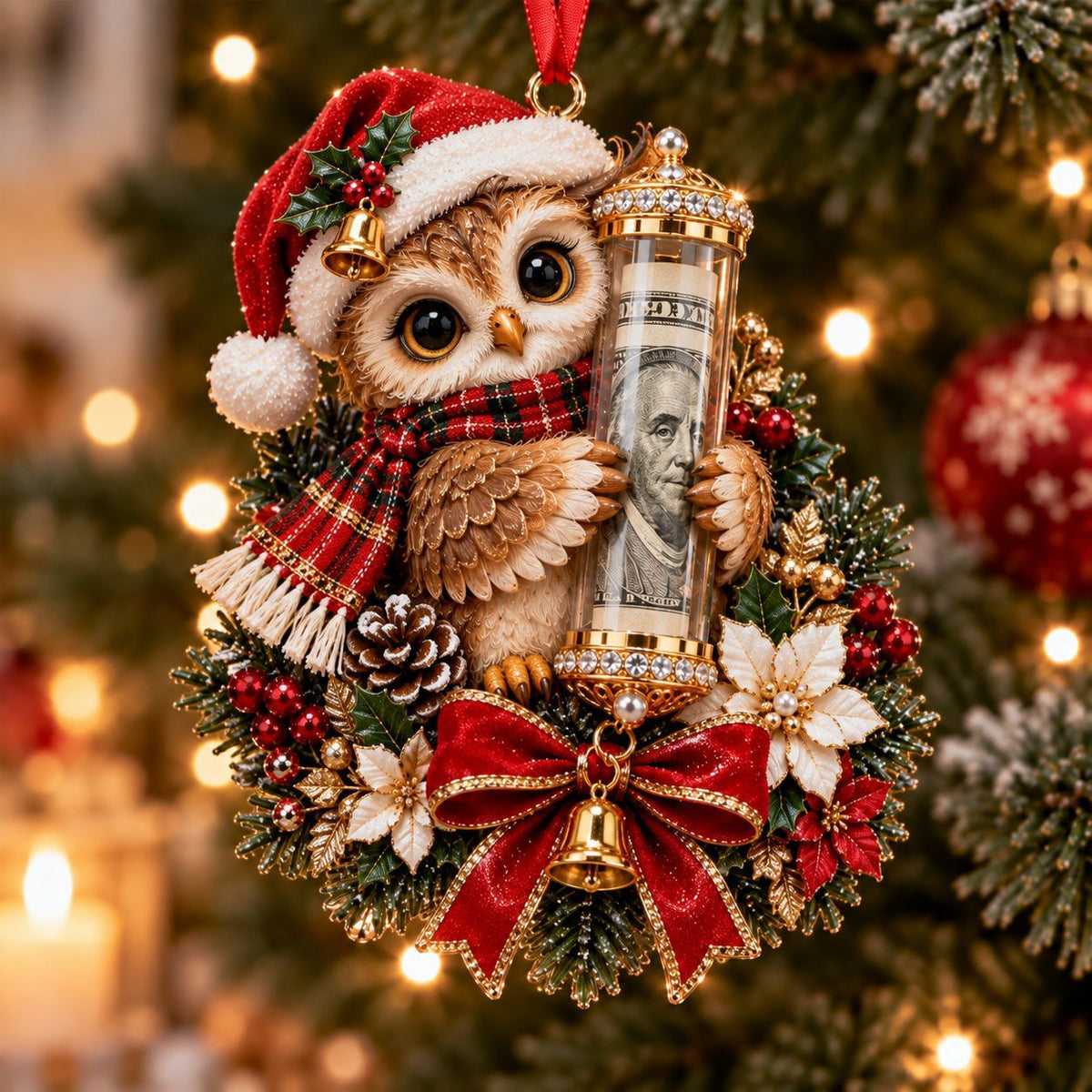 🎄 💵 Christmas Cash Gift Ornament -  ✨A Fun Way to Give Money This Christmas