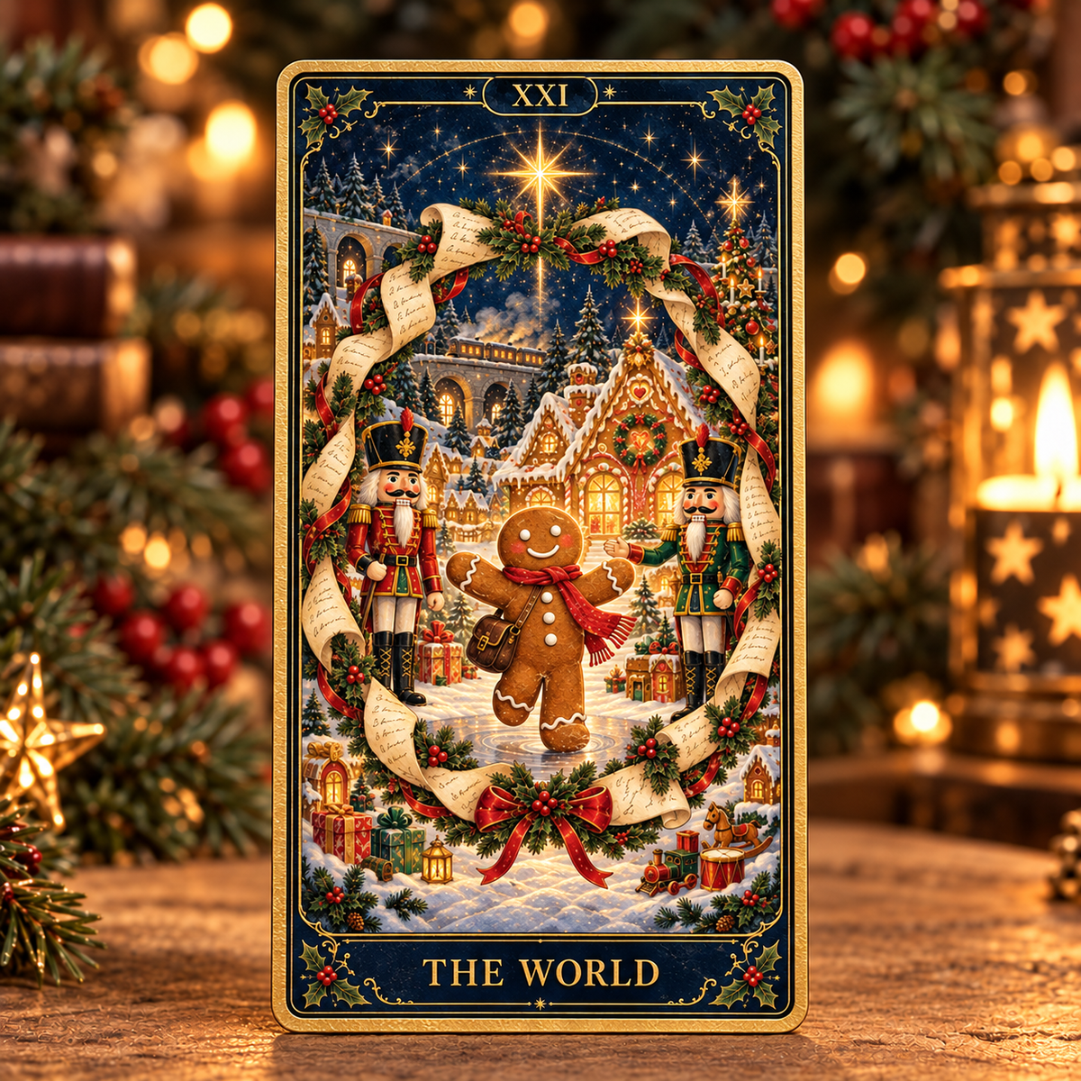 ✨ The Gingerbread Journey Tarot — A Christmas Story of Courage, Choice & Wonder 🎄