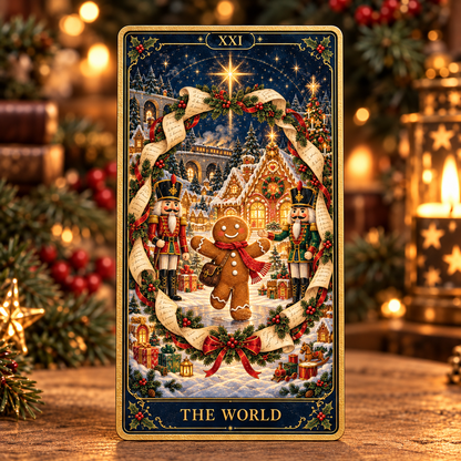 ✨ The Gingerbread Journey Tarot — A Christmas Story of Courage, Choice & Wonder 🎄