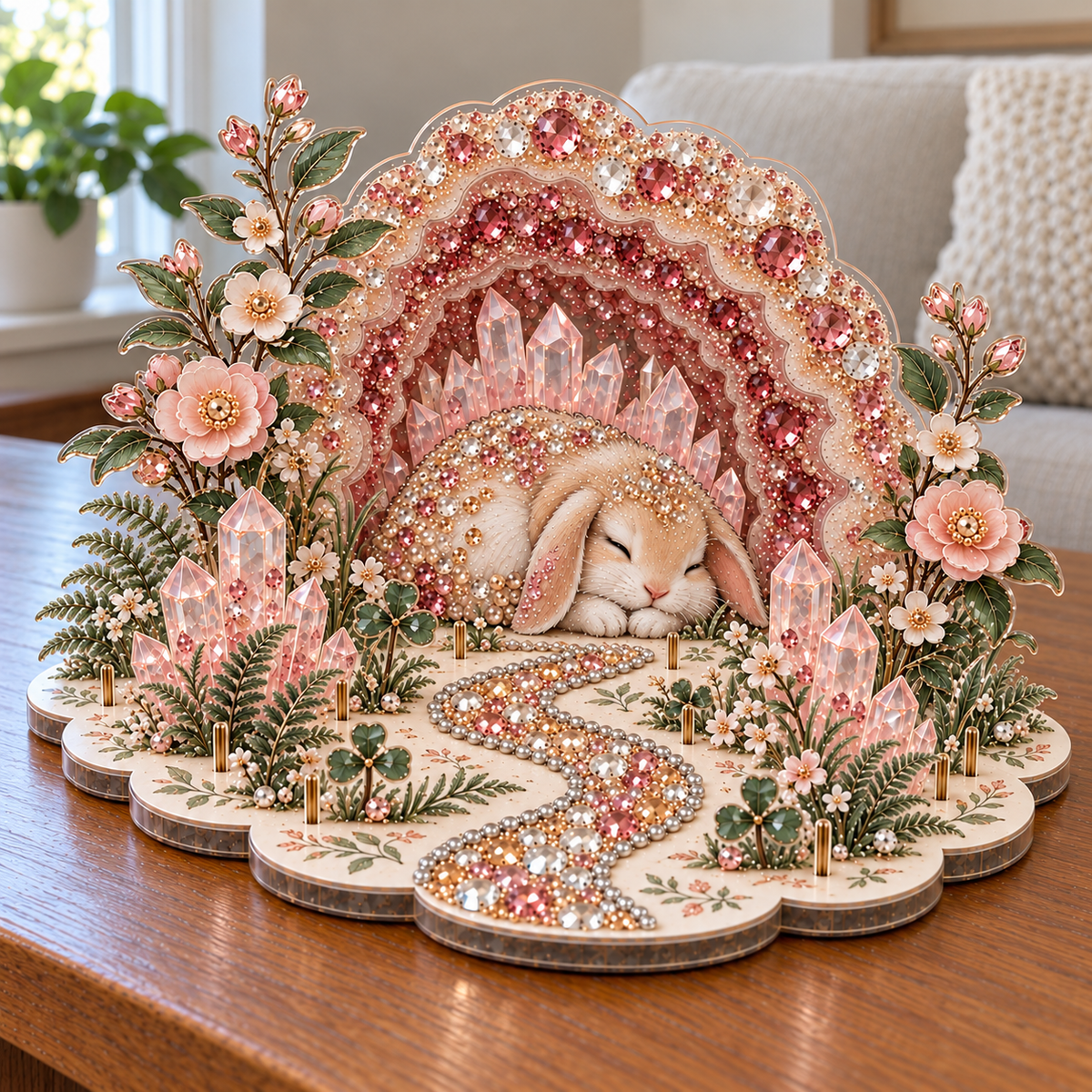 💎 DIY Crystal Woodland Animal Art Kit – Create Your Own Sparkling 3D Display ✨