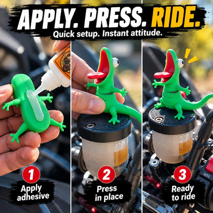 🔥Last Day 49% OFF - 🦎 The Lizard RideBuddy – Funny Motorcycle Companion