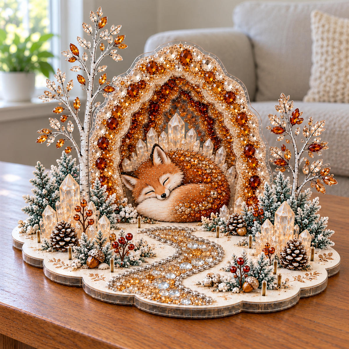 💎 DIY Crystal Woodland Animal Art Kit – Create Your Own Sparkling 3D Display ✨