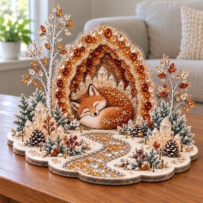 💎 DIY Crystal Woodland Animal Art Kit – Create Your Own Sparkling 3D Display ✨