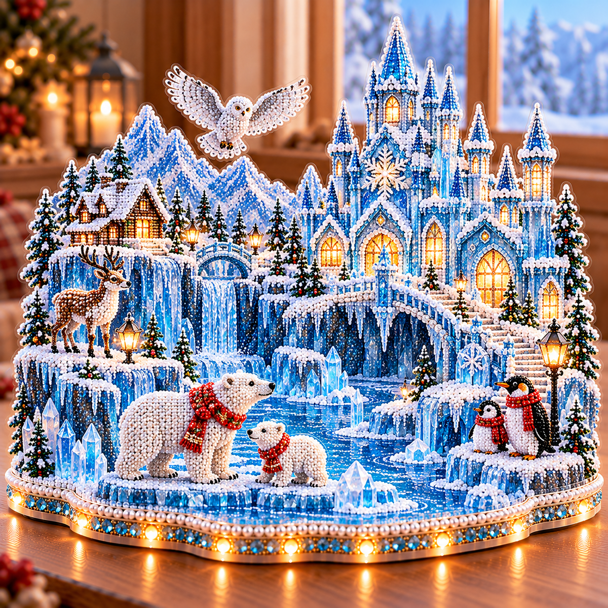 🔥 LAST DAY 49% OFF – ❄️ Winter Wonderland DIY Diamond Art Village Kit