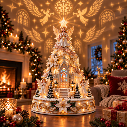 💯 Last day 70% OFF - 🎄Christmas Village Projection Centerpiece