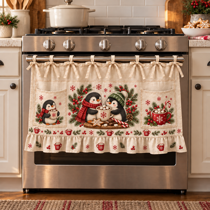 🎄 Christmas Tie-On Pocket Curtain Collection