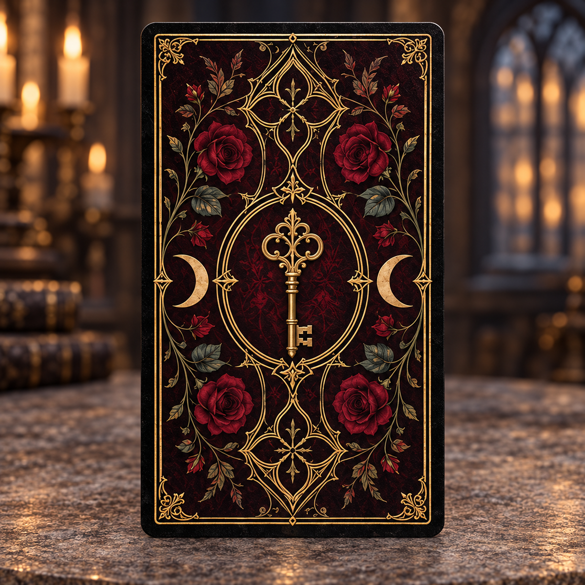 🌙 Gothic Manor Tarot – 78 Cards of Mystery & Moonlight 🥀