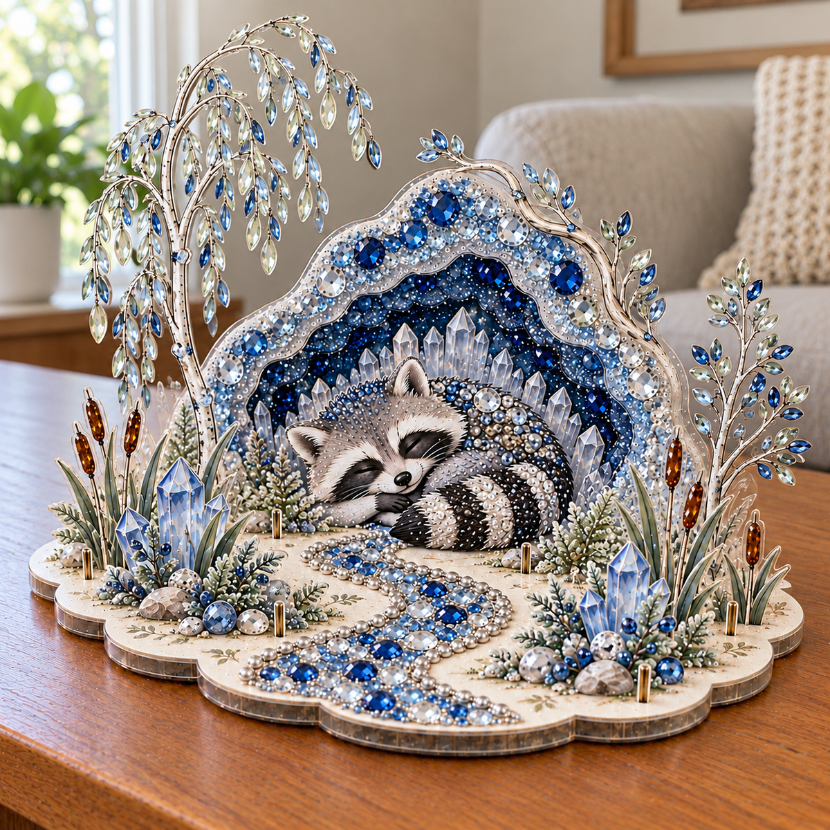 💎 DIY Crystal Woodland Animal Art Kit – Create Your Own Sparkling 3D Display ✨