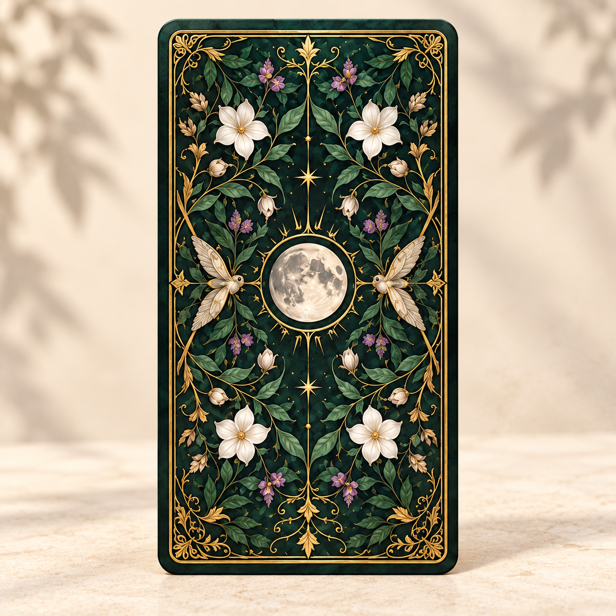 🌙 Moonlit Garden Tarot – 78 Cards of Botanical Beauty & Hidden Wisdom 🌿
