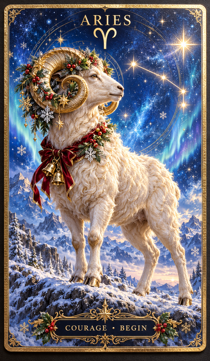 🔮Christmas Under the Stars: 🌟36-Card Astrology Oracle Deck♈