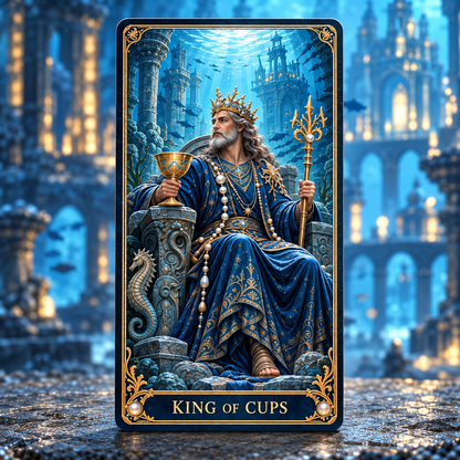 🌊 The Lost Tides Tarot – 78 Cards of Ocean Mystery & Inner Discovery ✨