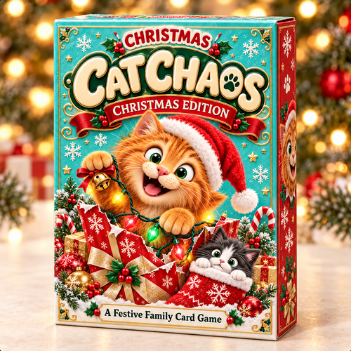 🎄💥 Christmas Exploding Kittens – Holiday Family Card Game