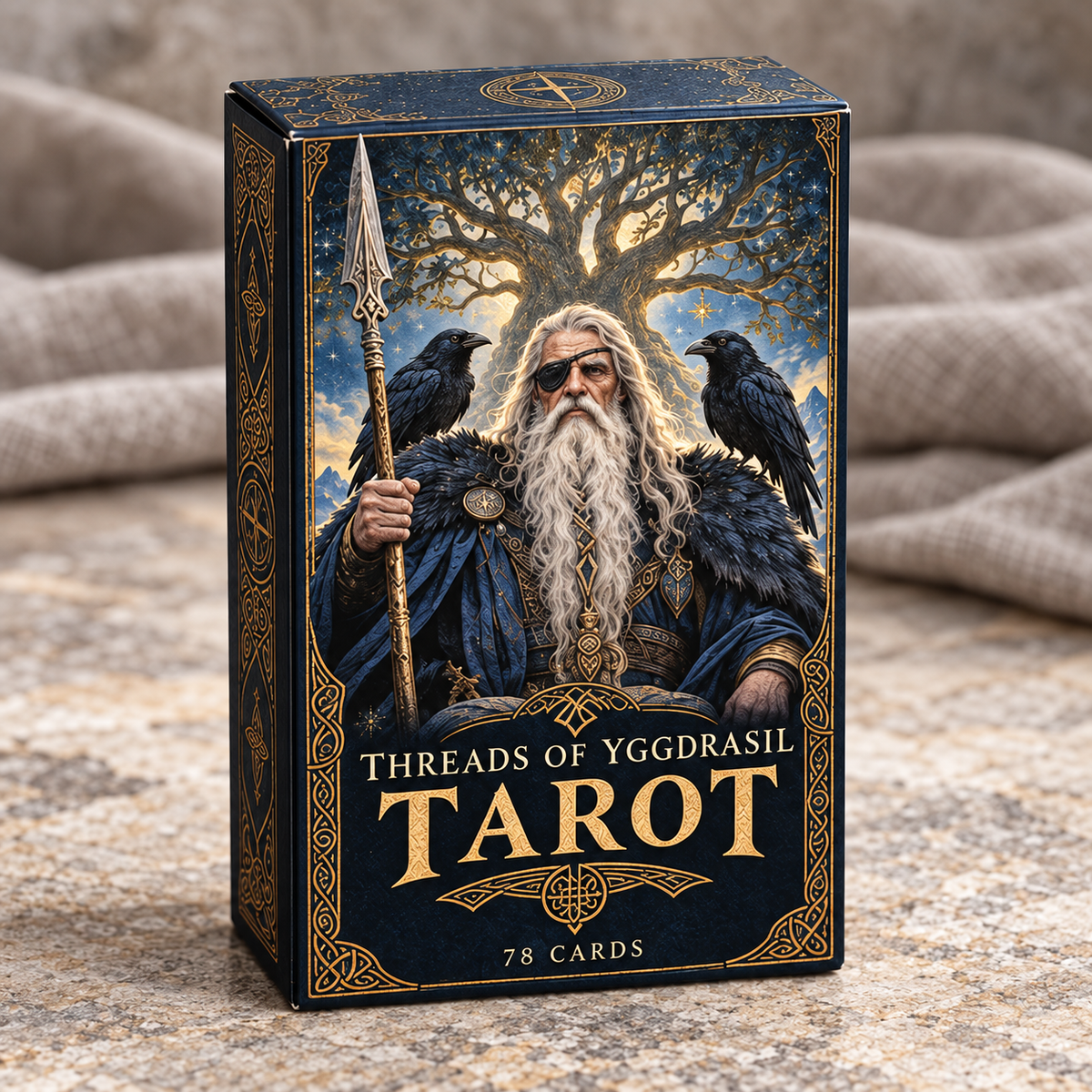 🌳 Norse Mythology Tarot — 78 Cards of Wisdom, Fate & Wonder ✨