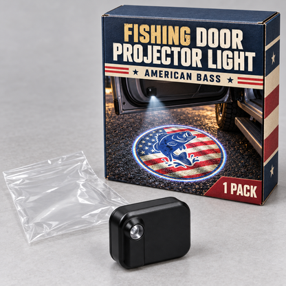 🎣 Fishing Door Projector Light – 4 Unique Designs