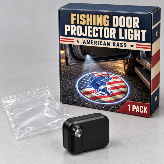 🎣 Fishing Door Projector Light – 4 Unique Designs