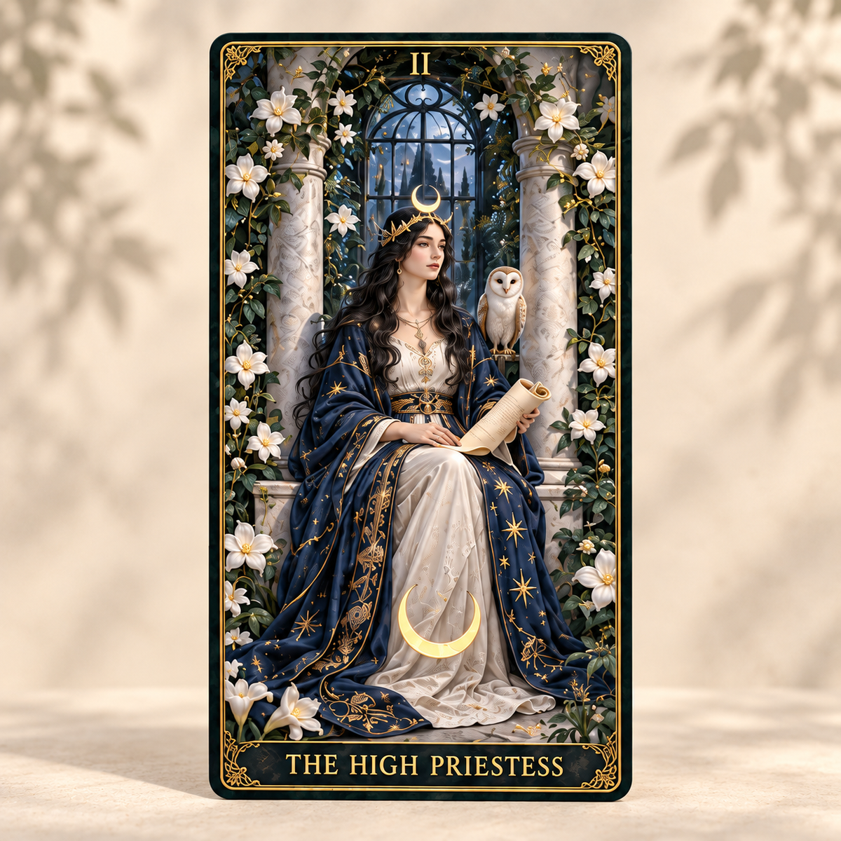 🌙 Moonlit Garden Tarot – 78 Cards of Botanical Beauty & Hidden Wisdom 🌿
