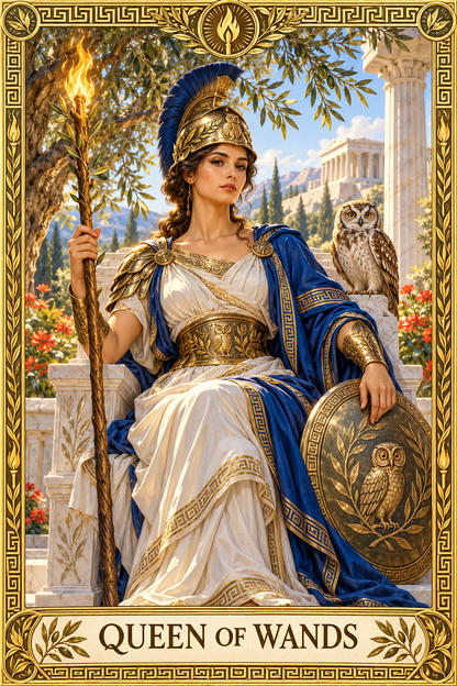 🔮 Mythic Olympus Tarot — 78 Greek Mythology Cards + Guidebook ✨