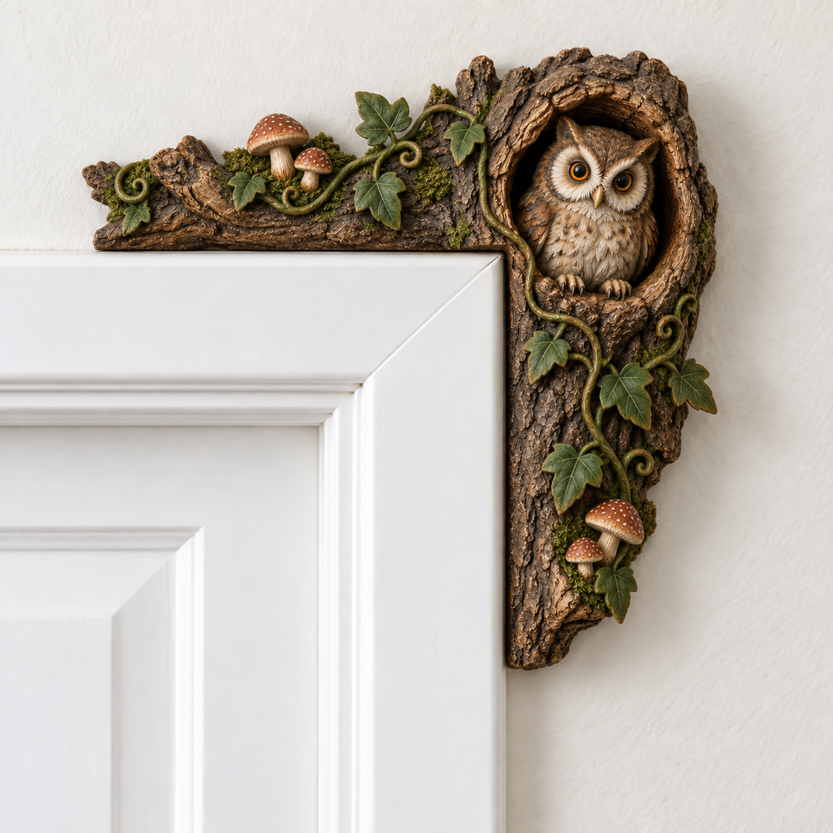 🎄✨ Cozy Christmas Woodland Door Frame Decor