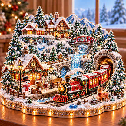 🔥 LAST DAY 49% OFF – ❄️ Winter Wonderland DIY Diamond Art Village Kit