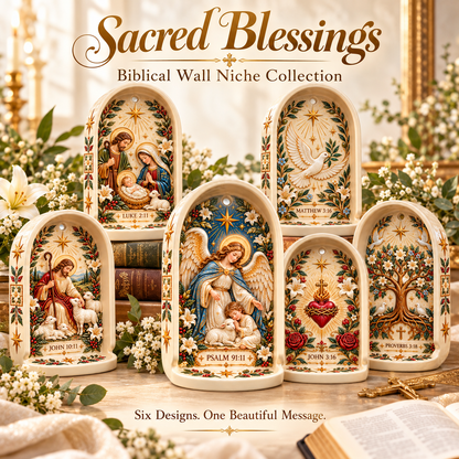 ✨ Sacred Blessings – Biblical Wall Niche Collection