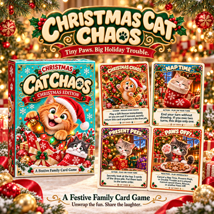 🎄💥 Christmas Exploding Kittens – Holiday Family Card Game