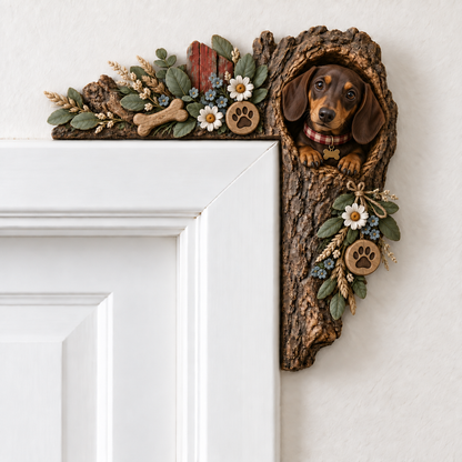 🎄✨ Cozy Christmas Woodland Door Frame Decor