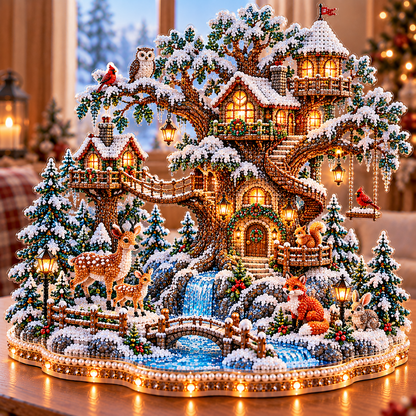 🔥 LAST DAY 49% OFF – ❄️ Winter Wonderland DIY Diamond Art Village Kit