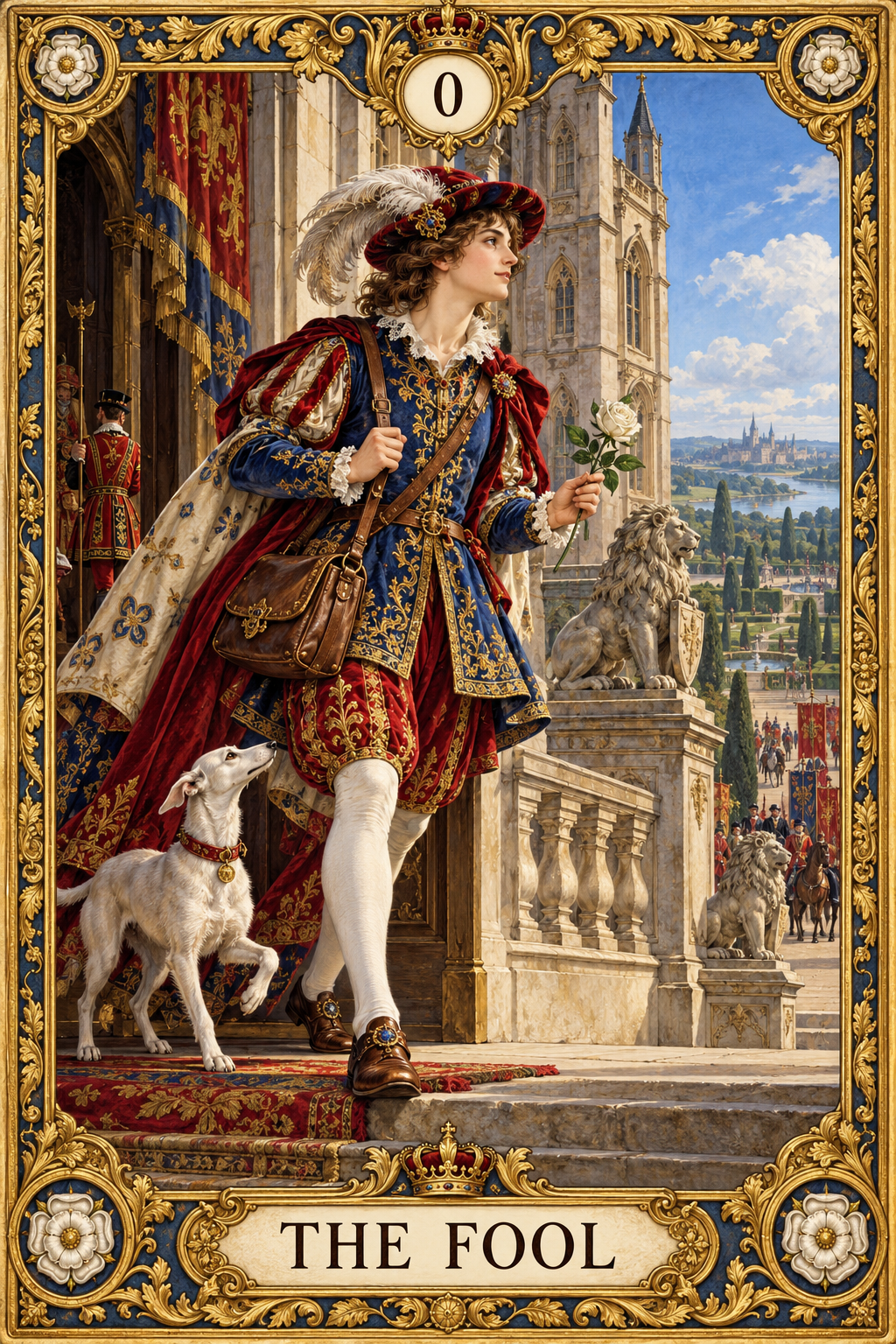 The Crown & Sceptre Tarot Deck – 78 English Royal Court-Inspired Cards with Guidebook