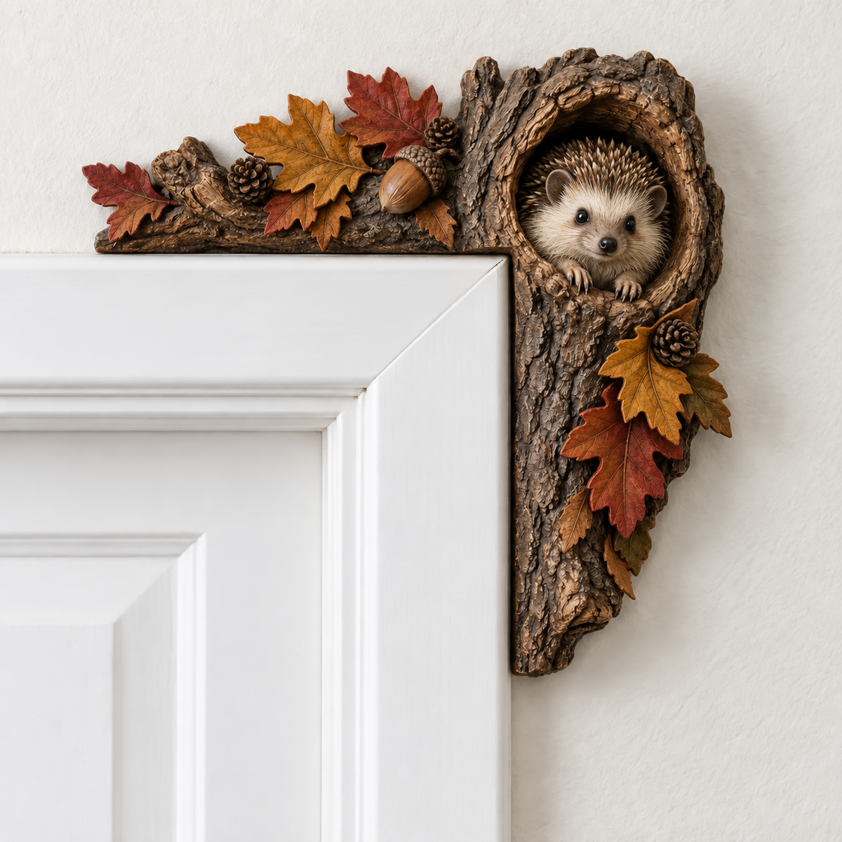 🎄✨ Cozy Christmas Woodland Door Frame Decor