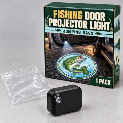 🎣 Fishing Door Projector Light – 4 Unique Designs