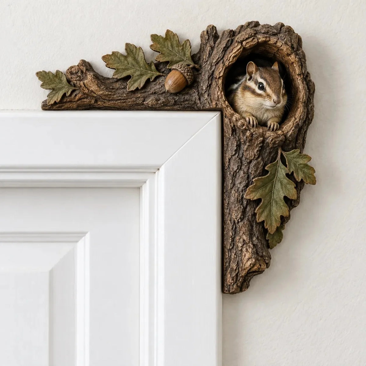 🎄✨ Cozy Christmas Woodland Door Frame Decor