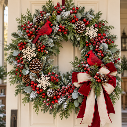 ✨✨Hot Sale 49% OFF⛄Snowman Christmas Wreath –  Bring Holiday Cheer to Every Door